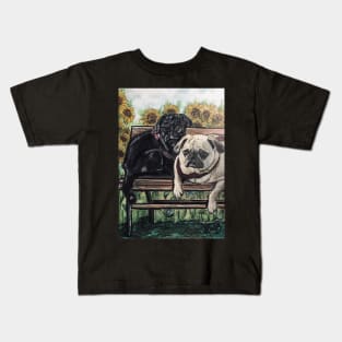 Pug pals Kids T-Shirt